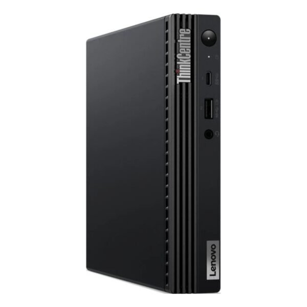 Imagen del ordenador reacondicionado Lenovo ThinkCentre M80q Tiny, un equipo compacto y eficiente, ideal para oficina, teletrabajo y tareas profesionales. Totalmente renovado y probado para un rendimiento óptimo, disponible en JANSit.es con garantía profesional.