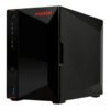 Imagen del NAS reacondicionado AS5202T con 2 HDD de 6TB, una solución eficiente para almacenamiento en red, copias de seguridad y gestión centralizada de archivos. Equipo de ocasión revisado y comprobado para garantizar un funcionamiento estable y seguro, disponible en JANSit.es con garantía profesional.