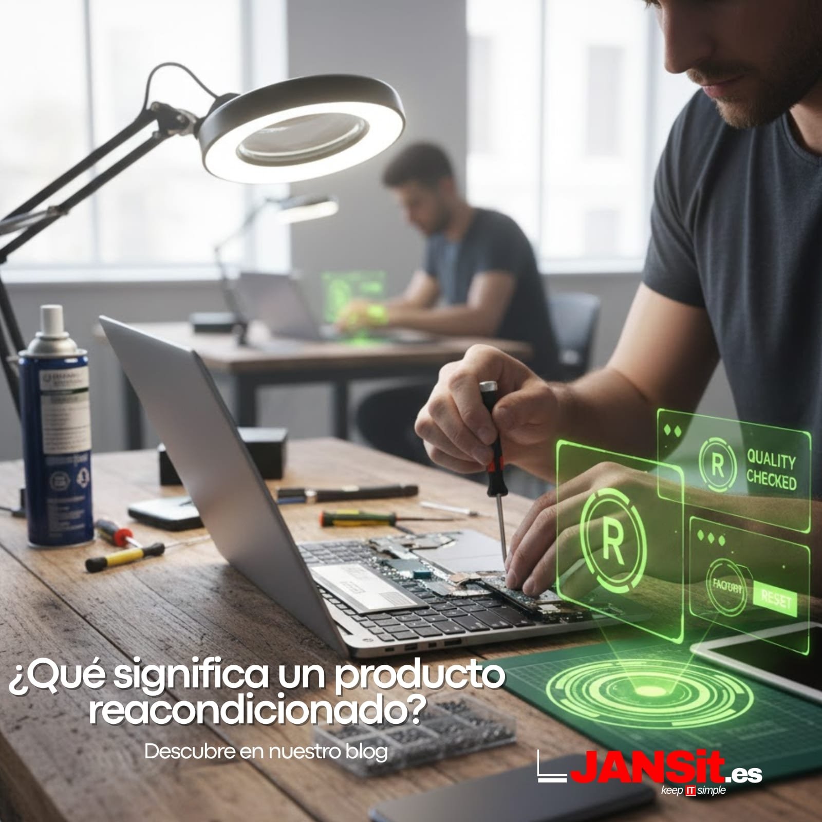 ¿Qué significa un producto reacondicionado? DEscubre en nuestro Blog en JANSit.es