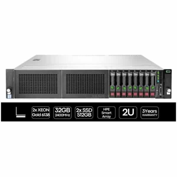 Servidor Recondicionado HP ProLiant DL380 G10 ECO 2x SSD Usado Renovado Imagem Principal JANSit Servidor en rack JANSit HP ProLiant DL380 Gen10 ECO 2U reacondicionado: equipado con dos unidades SSD para almacenamiento de alta velocidad, chasis ampliable y gestión avanzada iLO 5. Solución empresarial eficiente, de grado A con garantía JANSit.