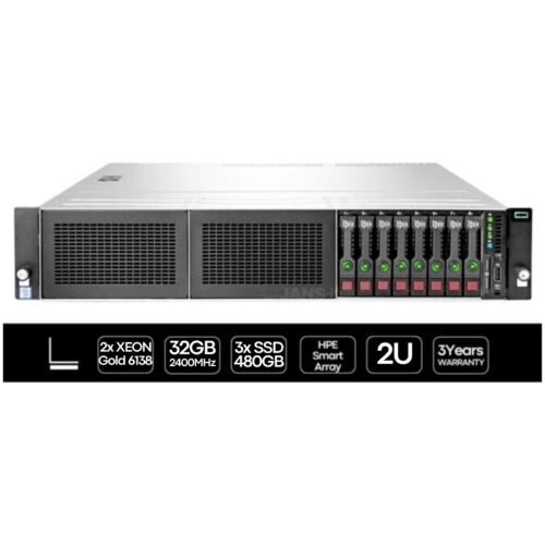 Servidor reacondicionado HP ProLiant DL380 G10 ECO – usado y renovado – JANSit Imagen del servidor HP ProLiant DL380 G10 ECO reacondicionado, usado y renovado, preparado para ofrecer alto rendimiento, eficiencia energética y fiabilidad en entornos empresariales exigentes. Ideal para virtualización, bases de datos y servicios corporativos. Disponible en JANSit.es.