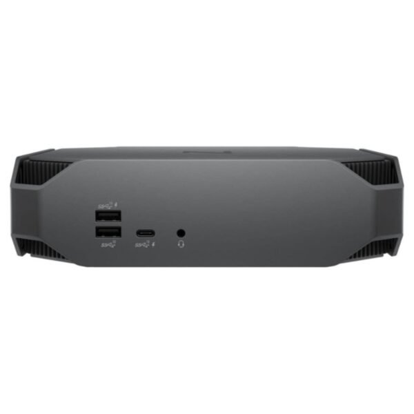 Imagen de la workstation reacondicionada HP Z2 Mini G5 equipada con gráfica RTX 3000, una solución compacta y potente para diseño 3D, ingeniería, arquitectura y renderizado profesional. Equipo de ocasión revisado y comprobado para garantizar rendimiento estable y fiabilidad, disponible en JANSit.es con garantía certificada.