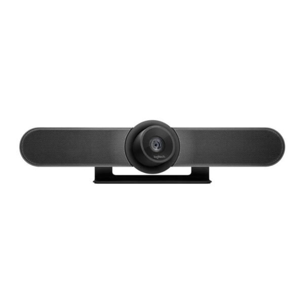Cámara de videoconferencia Logitech MeetUp Ultra HD 4K – Detalle de movimiento de cámara | JANSit Imagen que muestra el movimiento de cámara de la Logitech MeetUp Ultra HD 4K, destacando su capacidad de ajuste motorizado y amplio campo de visión para encuadrar a todos los participantes en la sala. Solución profesional para videoconferencias con imagen nítida y encuadre flexible, disponible en JANSit.es.