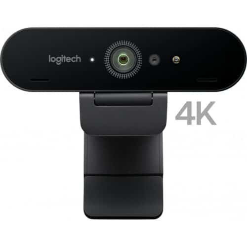 Webcam 4K reacondicionada Logitech Brio 4K – Imagen principal | JANSit Imagen principal de la webcam Logitech Brio 4K reacondicionada, diseñada para videoconferencias profesionales con calidad de imagen ultra alta definición. Ideal para entornos de trabajo, streaming y reuniones online, ofreciendo enfoque automático, gran nitidez y rendimiento fiable. Producto revisado y reacondicionado, disponible en JANSit.es.