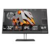 Imagen principal del monitor HP Z32 de 32 pulgadas reacondicionado, con resolución 4K UHD que ofrece gran nitidez y amplio espacio de trabajo. Diseñado para entornos profesionales como diseño, edición y productividad avanzada. Producto usado, revisado y renovado para garantizar rendimiento fiable y excelente calidad de imagen, disponible en JANSit.es.