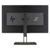 Imagen trasera del monitor HP ZDisplay Z24nf G2 reacondicionado, mostrando las conexiones disponibles y el diseño del soporte ergonómico. Producto usado, revisado y renovado para garantizar funcionamiento fiable y estabilidad en entornos profesionales, disponible en JANSit.es.