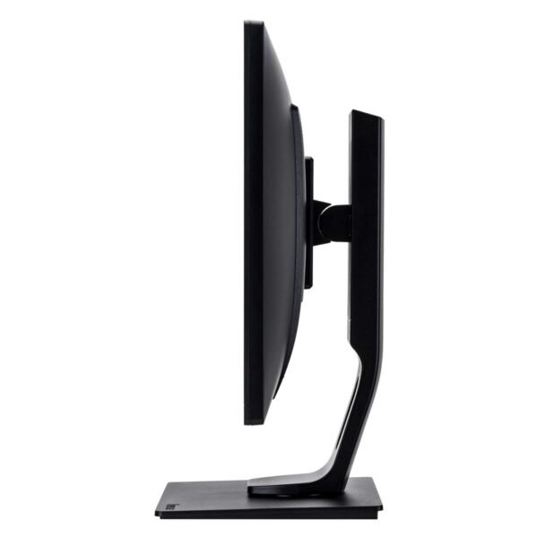 Imagen de perfil del monitor iiyama ProLite B2483HS reacondicionado, donde se aprecia su diseño funcional y el soporte pensado para estabilidad en entornos de trabajo. Producto usado, revisado y renovado para garantizar rendimiento fiable y uso profesional diario, disponible en JANSit.es.