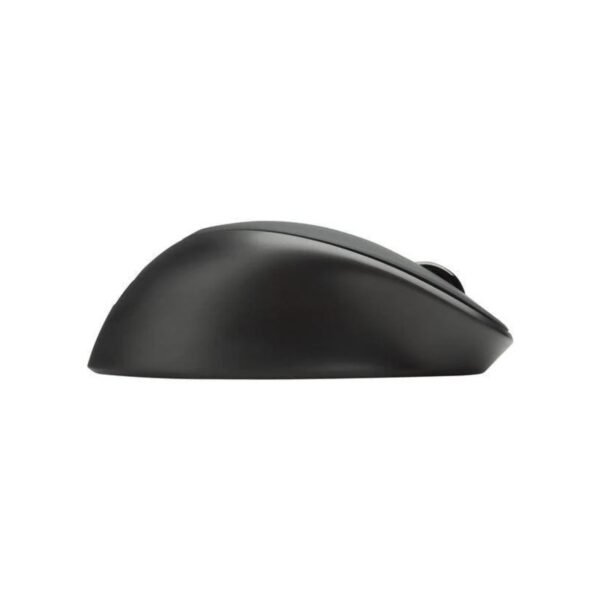 Ratón HP X4000b Bluetooth Mouse – Vista de perfil | JANSit Imagen de perfil del ratón HP X4000b con conectividad Bluetooth, donde se aprecia su diseño ergonómico y la curvatura pensada para un agarre cómodo durante largas jornadas de trabajo. Un accesorio práctico y fiable para oficina o teletrabajo, disponible en JANSit.es.