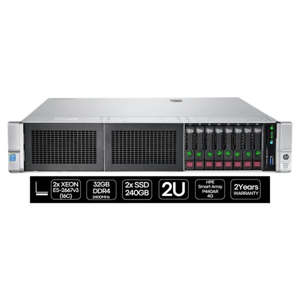 Servidor Reacondicionado HPE ProLiant DL380 Gen9 | Rendimiento Profesional Garantizado Optimiza tu infraestructura tecnológica con este servidor HPE ProLiant DL380 Gen9, un equipo robusto y fiable, ahora disponible como unidad reacondicionada de alta calidad. En JANSit.es nos aseguramos de que cada componente pase por rigurosos controles de rendimiento para ofrecerte una solución potente a una fracción del coste original. Ideal para empresas que buscan escalabilidad y seguridad sin comprometer el presupuesto. Encuentra esta y otras soluciones de hardware profesional en JANSit.es.