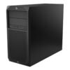 Vista lateral izquierda de la workstation HP Z2 G4 reacondicionada, donde se aprecia el diseño robusto del chasis y la ventilación optimizada para cargas de trabajo profesionales exigentes. Equipo usado, revisado y renovado para garantizar rendimiento estable y fiabilidad en entornos de trabajo, disponible en JANSit.es.