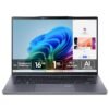 Imagen principal del portátil Acer Swift Go 14 equipado con procesador Snapdragon X Plus, 16GB de memoria RAM y 1TB de almacenamiento SSD. Un equipo moderno con capacidades de inteligencia artificial, diseñado para ofrecer alto rendimiento, eficiencia energética y gran portabilidad. Ideal para productividad, multitarea y uso profesional, disponible en JANSit.es.