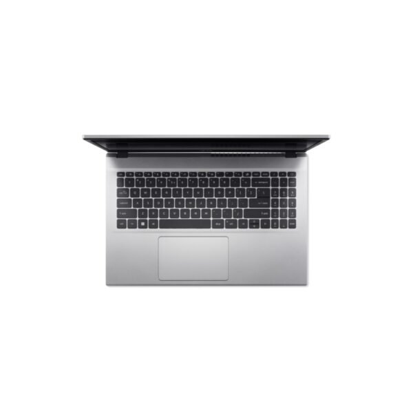 Vista superior del portátil Acer Aspire AG15-42P nuevo con caja abierta, mostrando el diseño de la tapa y el acabado del chasis. Equipo recién desempaquetado, listo para ofrecer rendimiento fiable en tareas diarias, multimedia y productividad, disponible en JANSit.es.