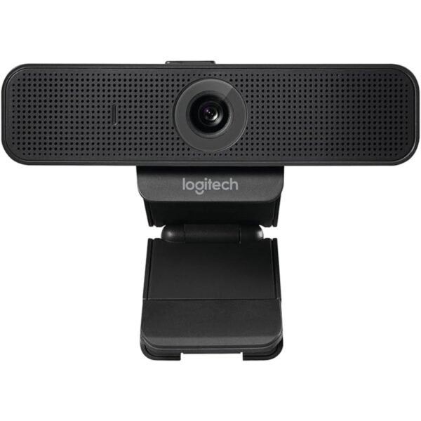 Webcam profesional Logitech C925e para videoconferencias – Imagen principal | JANSit Imagen principal de la webcam Logitech C925e, diseñada para videoconferencias profesionales con calidad de imagen nítida y enfoque automático. Ideal para entornos de oficina, teletrabajo y reuniones online, ofreciendo rendimiento fiable y fácil integración con plataformas de comunicación, disponible en JANSit.es.