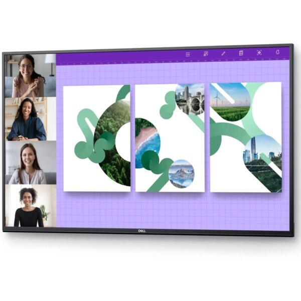 Descubre el diseño funcional y estilizado del Dell P5524QT en su vista lateral, resaltando un perfil robusto pero elegante que se integra perfectamente en cualquier sala de juntas o aula moderna. Este monitor interactivo 4K, disponible en JANSit.es, destaca por su fácil acceso a los puertos de conexión, facilitando una instalación limpia y profesional. Su estructura está diseñada para soportar un uso intensivo manteniendo una estética impecable. En JANSit.es apostamos por soluciones que combinan ergonomía y alta tecnología para mejorar la colaboración en tu equipo. Encuentra la mejor gama Dell en JANSit.es.