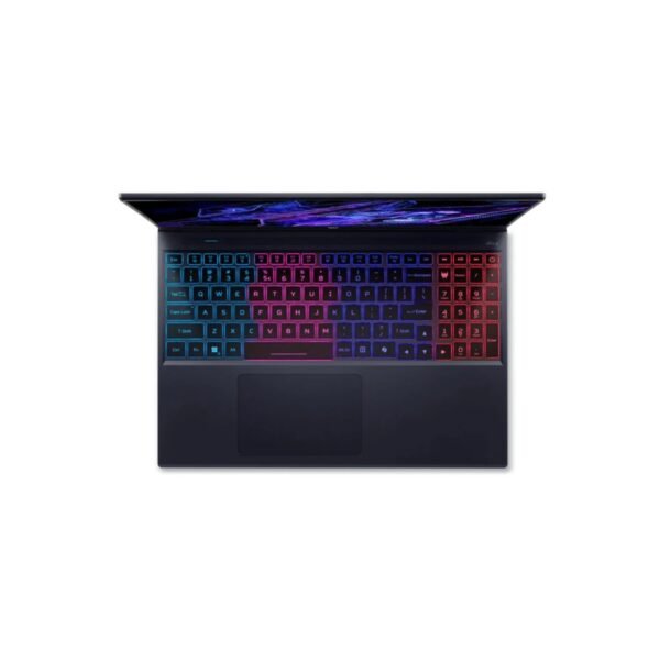 portatil acer predator helios neo JANSit imagem topo Vista superior del portátil Acer Predator Helios Neo, donde se aprecia la tapa del equipo con su diseño característico de la serie Predator y acabados pensados para un estilo gaming moderno. Un portátil de alto rendimiento orientado a juegos y creación de contenido, disponible en JANSit.es.