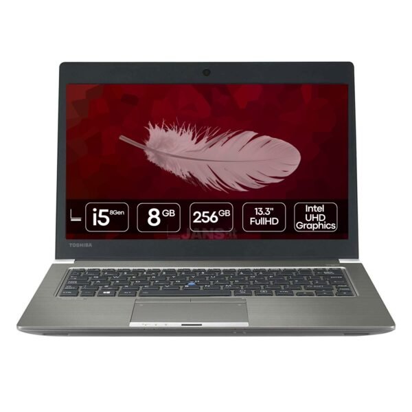 Ordenador portátil profesional Toshiba Tecra Z30-E reacondicionado, chasis de magnesio color gris acero, pantalla de 13.3" mate y teclado de alta precisión para JANSit.es.
