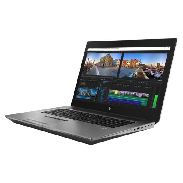Workstation Portátil Recondicionada HP ZBook 17 G5 Usada Renovada Imagem Lateral Direita JANSit HP ZBook 17 G5 | i7-8850H | 32GB | SSD 512GB | 17" FHD | NVIDIA P3200 6GB