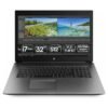 Workstation portátil profesional HP ZBook 17 G6 abierta, con pantalla de 17.3 pulgadas, tarjeta gráfica NVIDIA Quadro RTX 3000 y teclado numérico completo, disponible en JANSit.es.