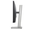 Vista de perfil derecho del monitor reacondicionado Dell P2222H Grade A+, mostrando su diseño delgado, la peana ajustable en altura y los puertos USB laterales para JANSit.es.