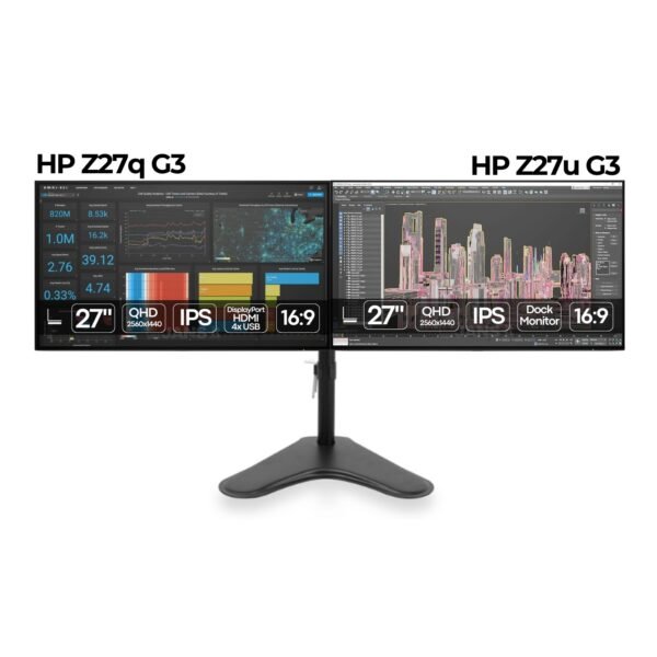 Bundle Dos Monitores HP Z27q G3 + HP Z27u G3