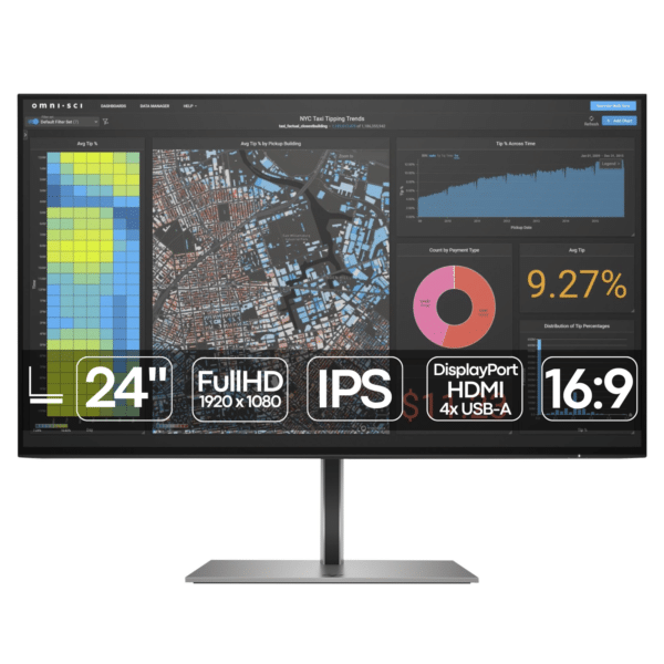 HP Z24f G3 | 24" | 16:9 | IPS | FullHD