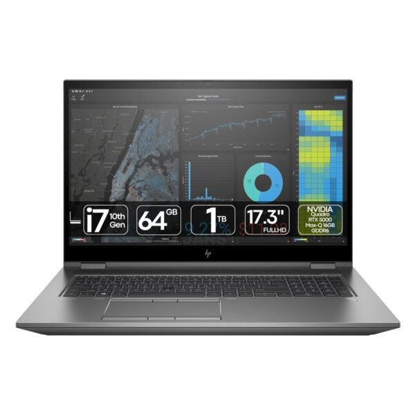 Workstation Portátil Recondicionada HP ZBook 17 G7 Fury i7 RTX 5000 Max-Q Usada Renovada Imagem Principal JANSit HP ZBook 17 G7 Fury | i7-10850H | 64GB | SSD 1TB | 17.3" FHD | RTX 5000 Max-Q 16GB