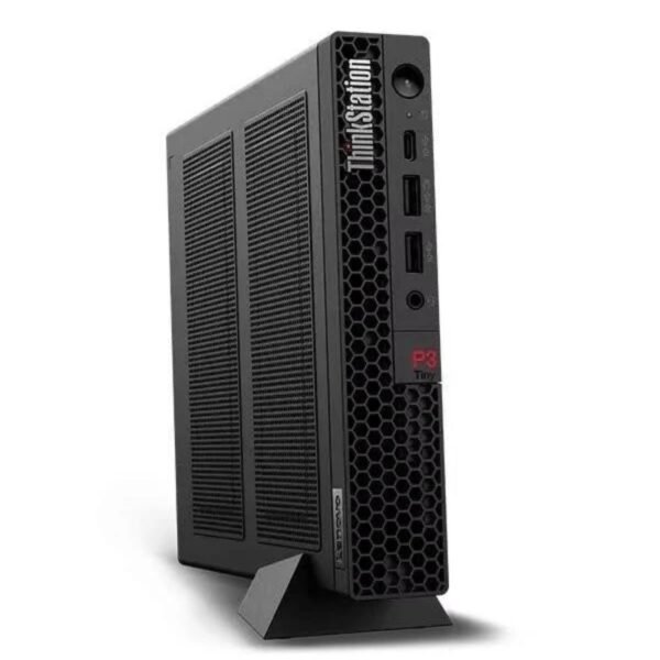 Workstation Recondicionada Lenovo ThinkStation P3 Tiny Usada Renovada Imagem Lateral Esquerda JANSit Lenovo ThinkStation P3 Tiny | i7-13700T | 16GB | SSD 512GB | NVIDIA T400 2GB