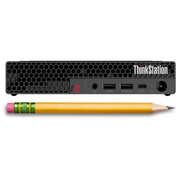 Workstation Recondicionada Lenovo ThinkStation P3 Tiny Usada Renovada Imagem Principal JANSit Lenovo ThinkStation P3 Tiny | i7-13700T | 16GB | SSD 512GB | NVIDIA T400 2GB