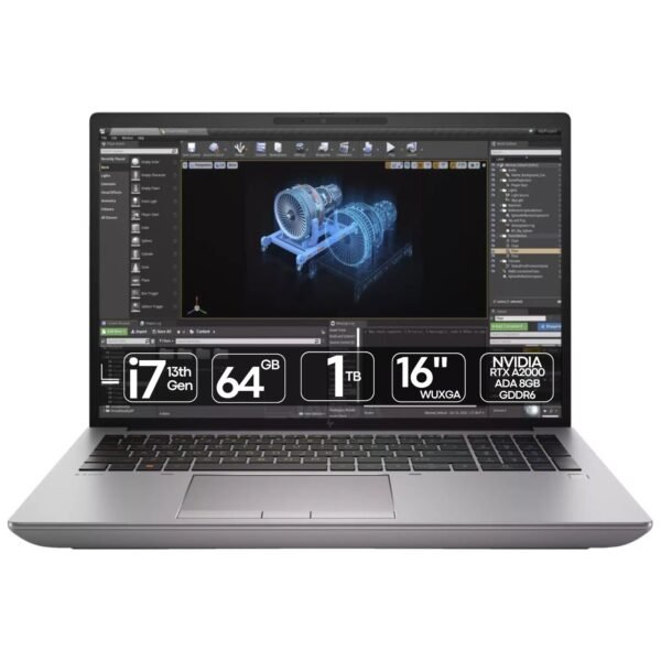 HP ZBook Fury 16 G10 | i7-13850HX | 64GB | SSD 1TB | RTX A2000 ADA 8GB | 16" WUXGA