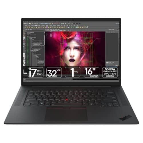Workstation Portátil Recondicionada Lenovo ThinkPad P1 Gen 5 i7 32GB Usado Renovado Imagem Principal JANSit Lenovo ThinkPad P1 Gen 5 | i7-12800H | 32GB | SSD 1TB | 16" WQXGA 165Hz | NVIDIA RTX 3070 Ti